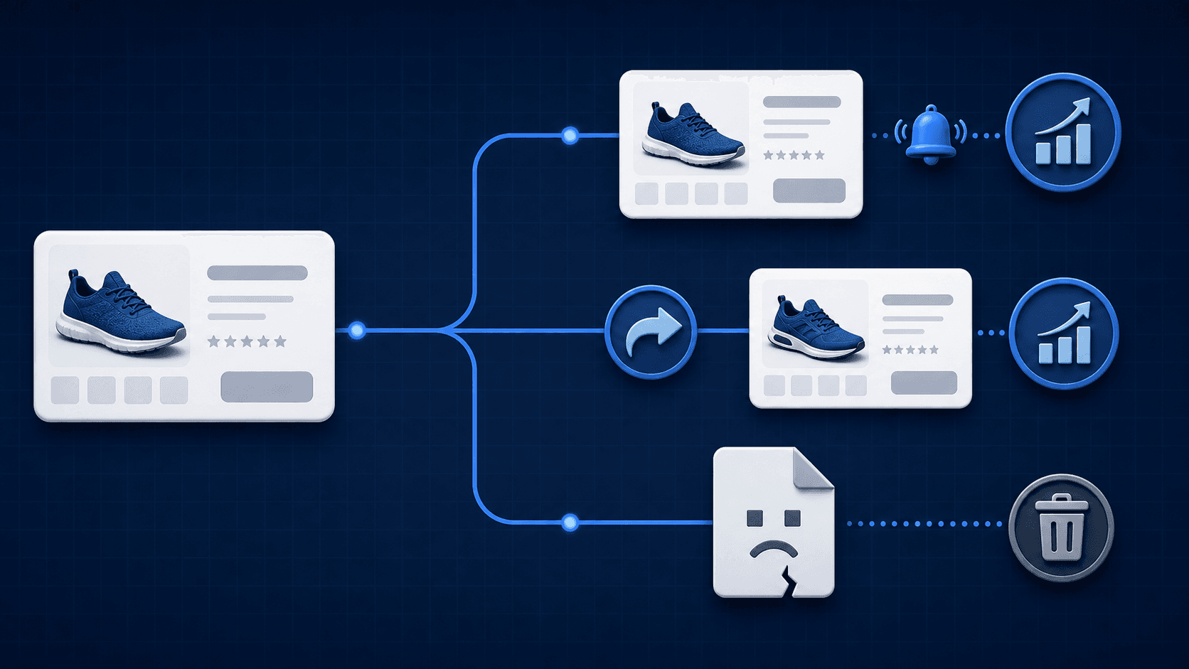 Выбор SEO-сценария для отсутствующего товара: оставить, перенаправить или удалить