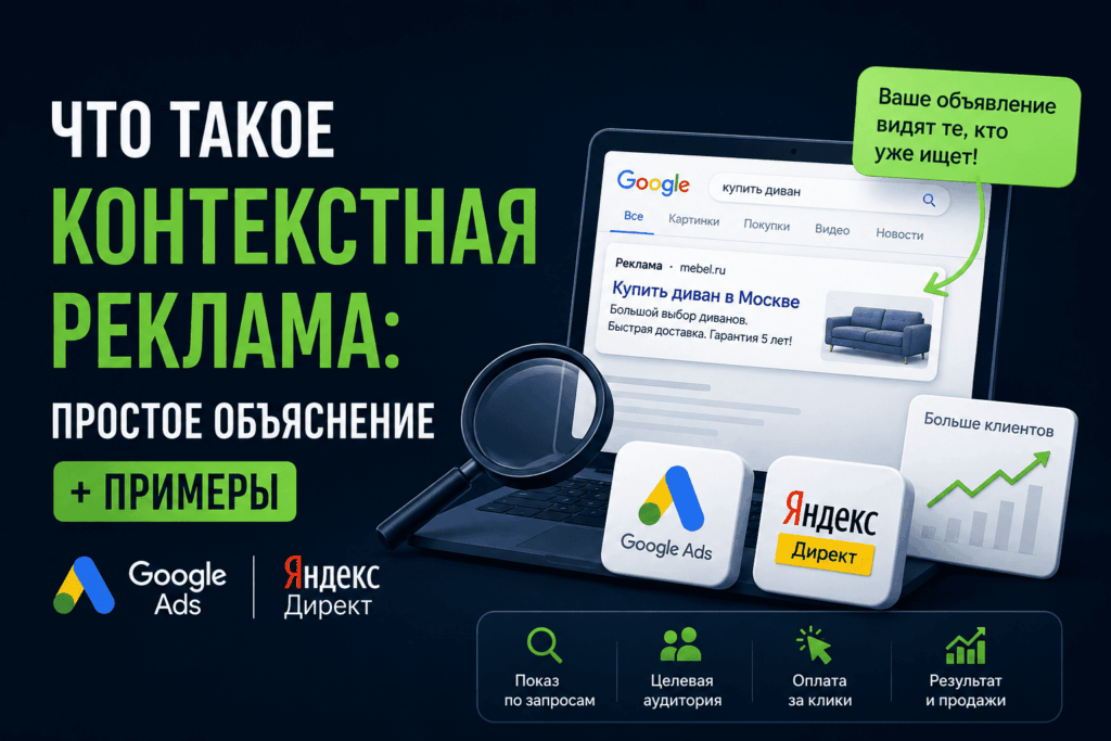 Что такое контекстная реклама: Google Ads и Яндекс Директ