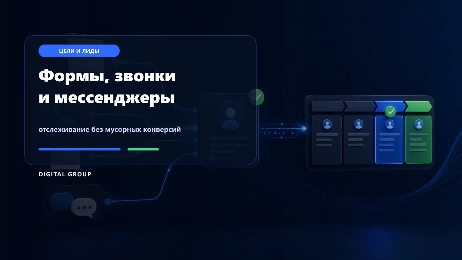 Как отслеживать заявки из форм, звонков и мессенджеров без мусорных целей