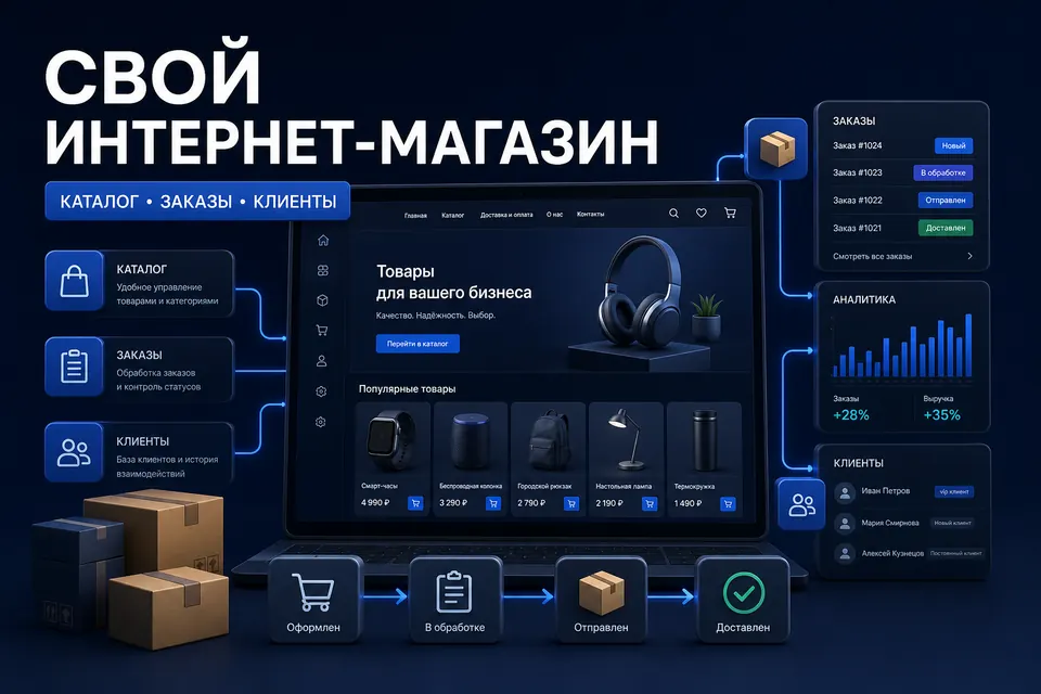 Интернет-магазин для продавца маркетплейсов